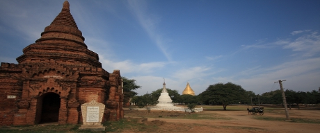 Bagan Temples of different shapes and sizes