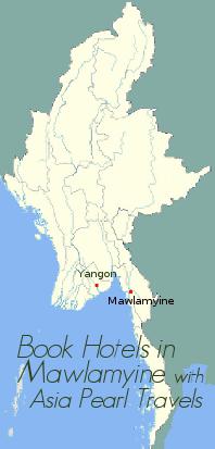 Map showing Mawlamyine.