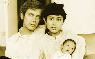 Aung San Suu Kyi and Michael Aris