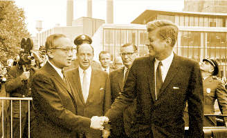 U Thant and JFK