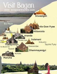 Bagan Tour Map