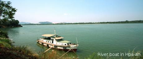 River boat in Hpa-an.