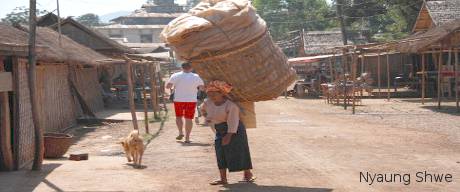 A Walk to Remember Nyaung Shwe on the East Shore of Inle.