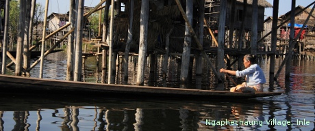 Ngaphechaung Village of Inle Lake.