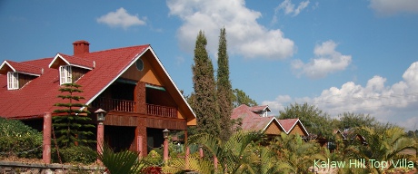 Garden side of Kalaw Hill Top Villa.