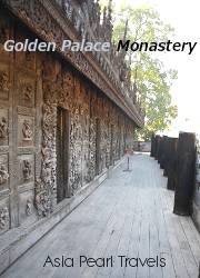 The Golden Palace Monastery in Mandalay.
