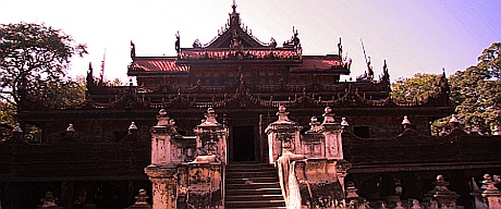 Golden Palace Monastery in Mandalay