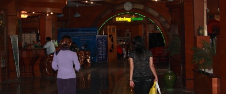 A dinning room in Mandalay Hotel.