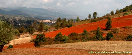 Hills and Valleys of Shan State.