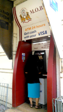 VISA ATM in Myanmar