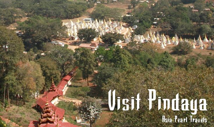 Shwe U Min Pagoda, Pindaya Caves.